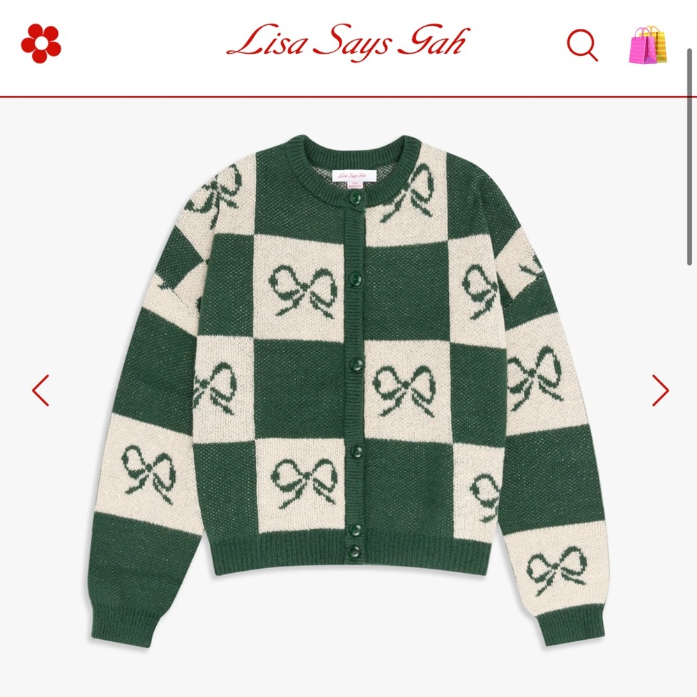 Lisa says gah Lauda cardigan